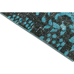 Vidal Tapis de laine 279x183 turquoise Ultra Vintage pas cher