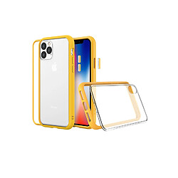 RHINOSHIELD Coque Compatible avec [iPhone 14 Pro] Mod NX - Protection Fine Personnalisable avec Technologie d'absorption des Chocs [sans BPA] - Jaune