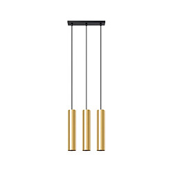 Luminaire Center Suspension Lagos Acier Or poli