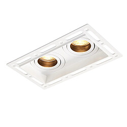 Avis Saxby Downlights GU10 encastrés à intensité variable et inclinables jumeaux