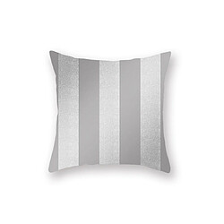 Acheter YP Select 3 Pcs Argent Gris Géométrique Pêche-Peau Oreiller Titulaire Bus Bureau Oreiller Housse de Coussin - 3 Argent 45X45 CM