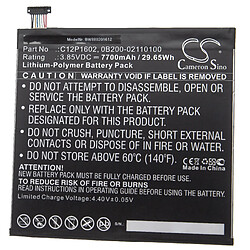 vhbw batterie compatible avec Asus ZenScreen MB16AHP, MB16AP, XG17AHP, XG17AHPE display (7700mAh, 3,85V, Li-polymère)