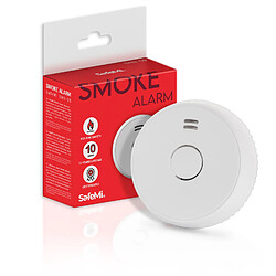 SafeMi SHS-05 Détecteur de fumée sans fil à pile 9V