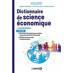 Dictionnaire de science économique