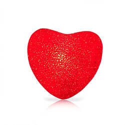 Wewoo Guirlande LED 20 cm coeur rouge décoratif intérieur nuit lumière romantique 3D amour Saint Valentin décoration de fête de mariage 