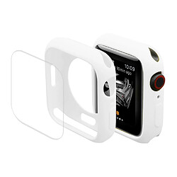 Coque en TPU ENKAY anti-griffes, blanc pour votre Apple Watch Series 7 41mm