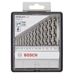 Bosch Jeu de forets hélicoïdaux RobustLine HSS-G