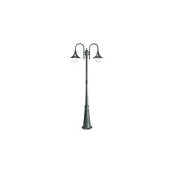 Ideal Lux Lampadaire de jardin Cima Métal Anthracite 2 ampoules 216cm