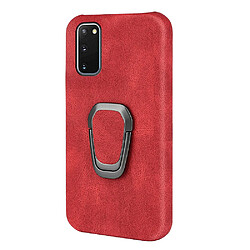 Coque en TPU + PU antichoc avec béquille rouge pour votre Samsung Galaxy S20