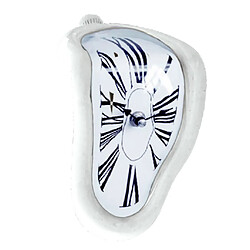 Vintage retro art nouveauté fusion horloge murale maison suspendus étagère décor blanc pas cher