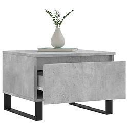 Acheter Maison Chic Lot de 2 Tables basses,Table Console pour salon gris béton 50x46x35 cm bois d'ingénierie -MN67957