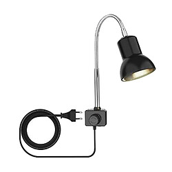 Lampe chauffante de cylindre de reptiles et d'amphibiens avec Support 360 Degrés 25 W UVA UVB lampe chauffante avec clip de lumière de support