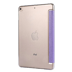 Avis Etui en PU origami en soie avec support violet pour votre Apple iPad Mini (2019) 7.9 pouces