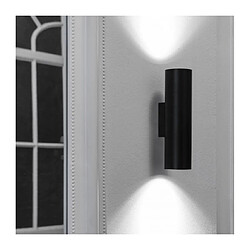 faro Applique murale Stan Noir 2 ampoules 22,5cm