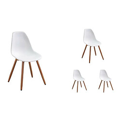 Acheter Lot de 4 chaises de jardin PP - 50 x 55 x 85,5 cm