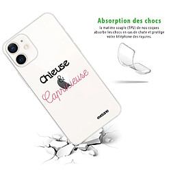 Avis Coque iPhone 12 mini souple transparente Chieuse et Capricieuse Motif Ecriture Tendance Evetane