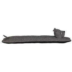 The Home Deco Factory Boudin de porte Chien 85 cm noir.