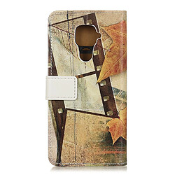 Etui en PU impression de motifs avec support tour Eiffel pour votre Xiaomi Redmi Note 9/Redmi 10X 4G