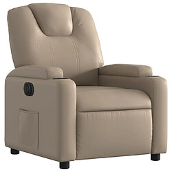 Avis vidaXL Fauteuil inclinable électrique Cappuccino Similicuir