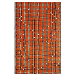 Vidal Tapis de laine 204x130 orange Jajim