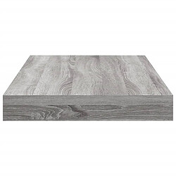 Acheter vidaXL Étagères murales 4 pcs sonoma gris 40x10x1,5 cm bois ingénierie