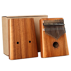 Wewoo Piano Kalimba simple 17 claviers en bois d'acaciapiano à doigts pas cher