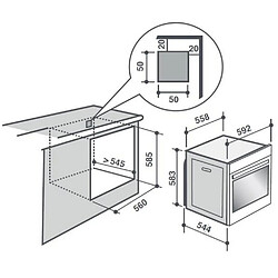 Avis Four intégrable multifonction 73l 60cm a+ pyrolyse noir - sop6615lb - SAUTER