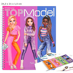 TOPModel Album a colorier create your style