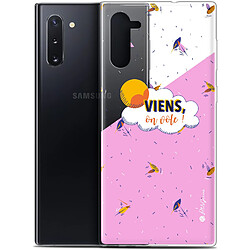 Caseink Coque Pour Samsung Galaxy Note 10 (6.3 ) [Gel HD Collection Petits Grains ? Design VIENS, On Vole ! - Souple - Ultra Fin - Imprimé en France]