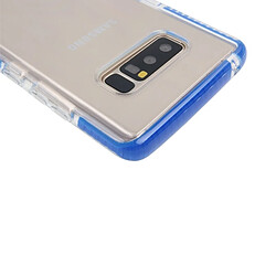 Acheter Wewoo Coque Transparent et bleu pour Samsung Galaxy Note 8 Dropproof TPU Housse de protection arrière