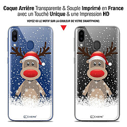 Avis Caseink Coque Pour Samsung Galaxy M20 (6.3 ) [Gel HD Collection Noël 2017 Design Cerf au Bonnet - Souple - Ultra Fin - Imprimé en France]