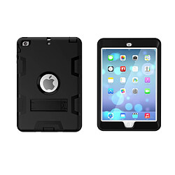 Coque en plastique béquille armor defender tout noir pour votre Apple iPad mini 3,iPad Mini,iPad Mini 2