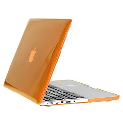 Wewoo Housse Étui Orange pour Macbook Pro Retina 13,3 pouces Chapeau-Prince 3 en 1 Crystal Hard Shell de protection en plastique avec Keyboard Guard & Port prise de poussière