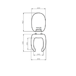 Avis Kiamami Valentina ABATTANT DE SIÈGE DE TOILETTE POUR HANDICAPÉS EN MDF AVEC OUVERTURE CENTRALE