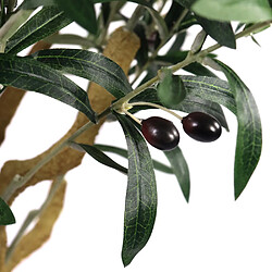 Plante artificielle OLIVE II vert / noir hjh OFFICE