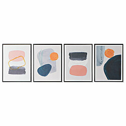 Cadre DKD Home Decor S3018014 Abstrait Moderne (45 x 2,5 x 60 cm) (4 Unités) - Reconditionné