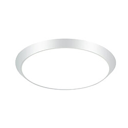 NETTLIFE Plafonnier LED Ronde Blanc avec détecteur de mouvement 15 W Intérieur 4000 K Blanc neutre IP44 Lampe d'escalier 30 cm pour couloir Salon