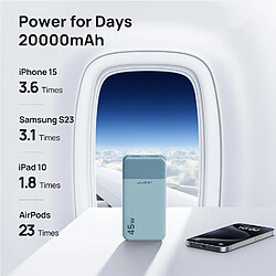 SANAG J2621 Batterie Externe 45W 20000Mah Power Bank, Chargeur Externe Portable Charge Rapide Pd 3.0 Qc 4.0 Usb-C In & Out Compatible Avec Iphone 16 15 14 13 12 Tablette Macbook Samsung S24 S23 S22 pas cher