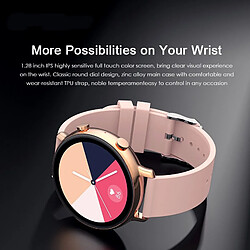 Universal Smartwatch rose Bluetooth Appeal Homme Femme Smartwatch imperméable ECG PPG Fitness Bracelet Android Apple Xiaomi |