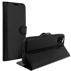 Avizar Étui Galaxy M31 / M30s / M21 Porte-cartes Fonction Support Aspect Grainé Noir