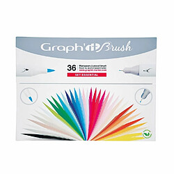 Avis Graph It Set 36 marqueurs Graph'It Brush & Extra Fine - Essentiels