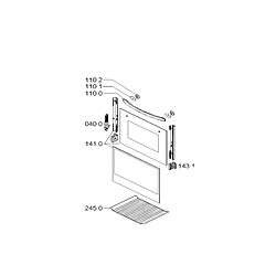 POIGNEE DE PORTE CODE REP 1100 POUR FOUR WHIRLPOOL - 481949858588