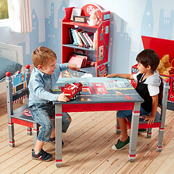 Fantasy Fields - Table en bois pour enfants Petits pompiers TD-12514A1