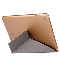 Acheter Etui en PU origami façon soie avec support or pour votre Apple iPad 10.2 (2019)