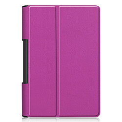 Avis Wewoo Housse Coque Pour Lenovo Yoga Smart Tab Etui à rabat horizontal en cuir texturé avec support pliant à deux Violet