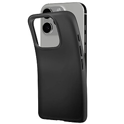 Acheter Mayaxess Coque pour iPhone 16 Pro Max Silicone Souple Revêtement Fin Noir