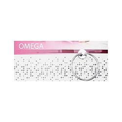 Bemeta - Maison De La Tendance Porte serviette anneau OMEGA en chrome 16cm x 19cm x 5,5cm pas cher