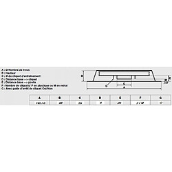 Lanceur pour Honda GX240 à 2 cliquets métalliques plats