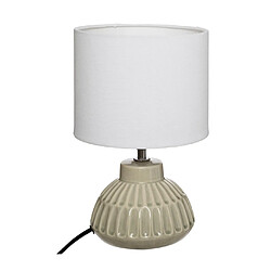 Atmosphera, Createur D'Interieur Lampe Paty H 28 cm Beige - ATMOSPHERA