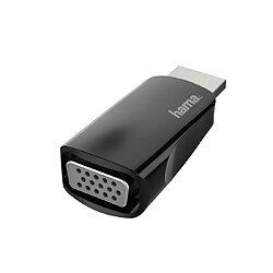 HAMA Adaptateur vidéo, fiche mâle HDMI - fiche femelle VGA, Full-HD 1080p